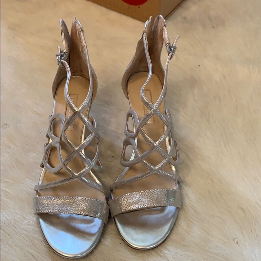 Silver heels
